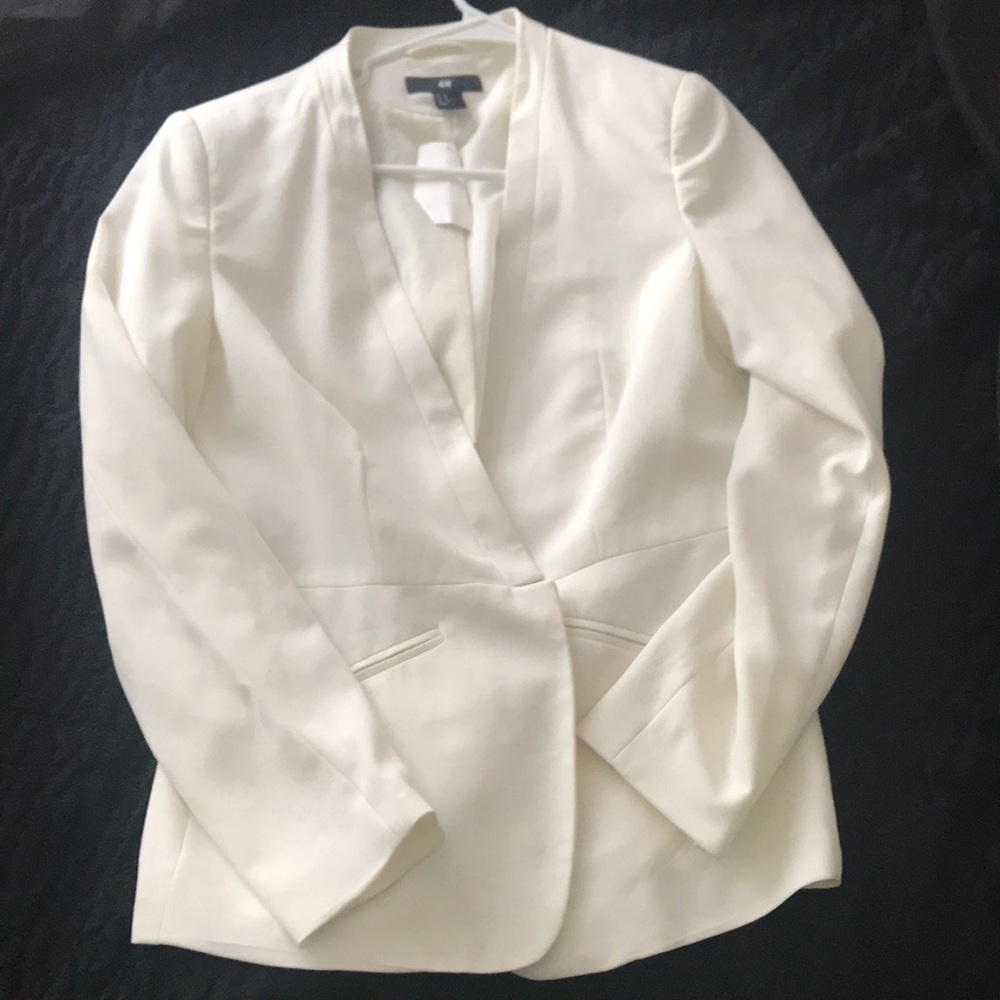 Cream blazer